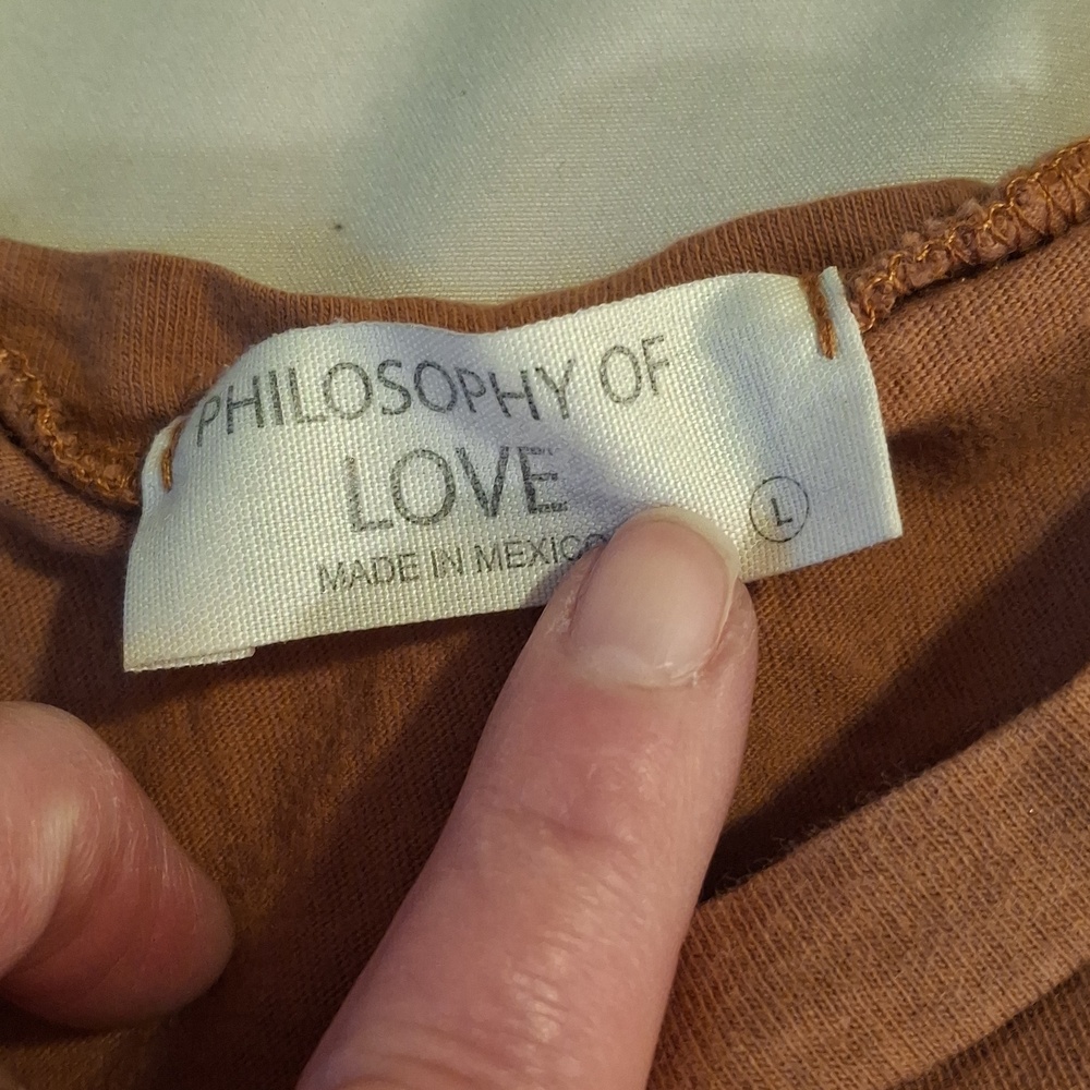 Philosophy Of Love "Radiate Love" Sunflower Tee - Picture 2 of 4